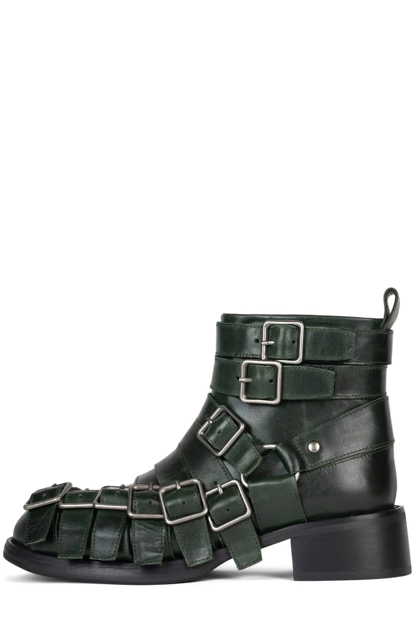 Hot Jeffrey Campbell BELTED-UP Darkgreendistressed