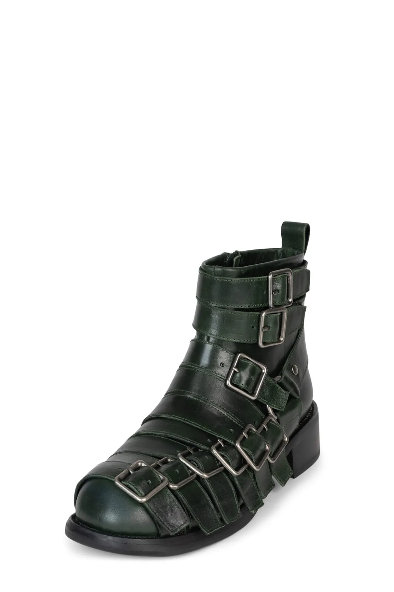 Hot Jeffrey Campbell BELTED-UP Darkgreendistressed