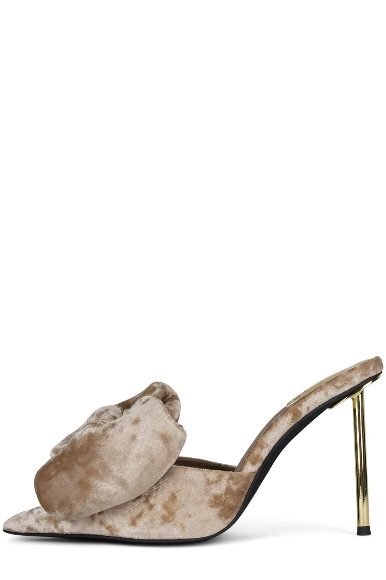 Sale Jeffrey Campbell BOWTASTIC Champagnecrushedvelvetgold