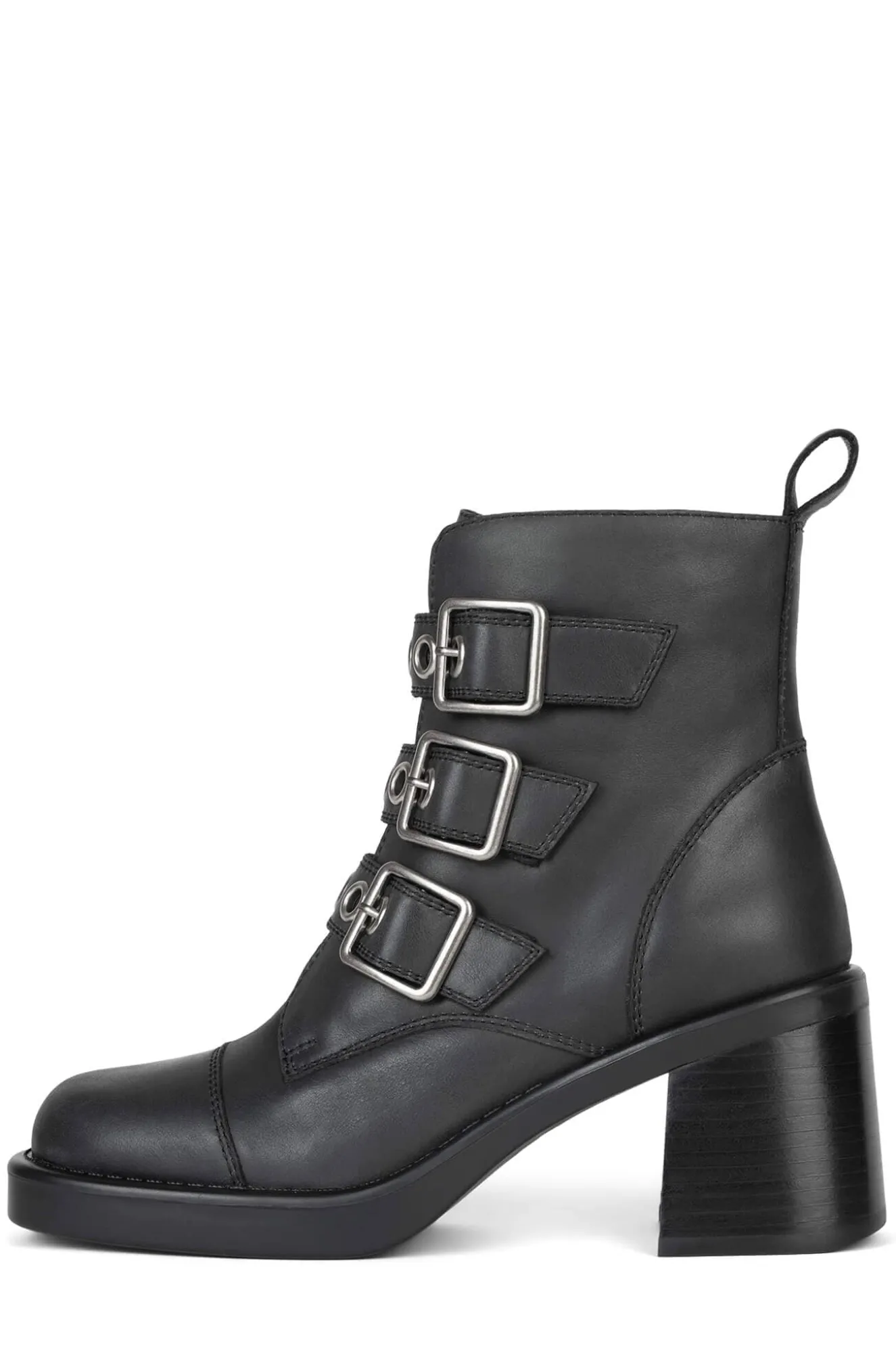 Sale Jeffrey Campbell BUCKLIN Blacksilver