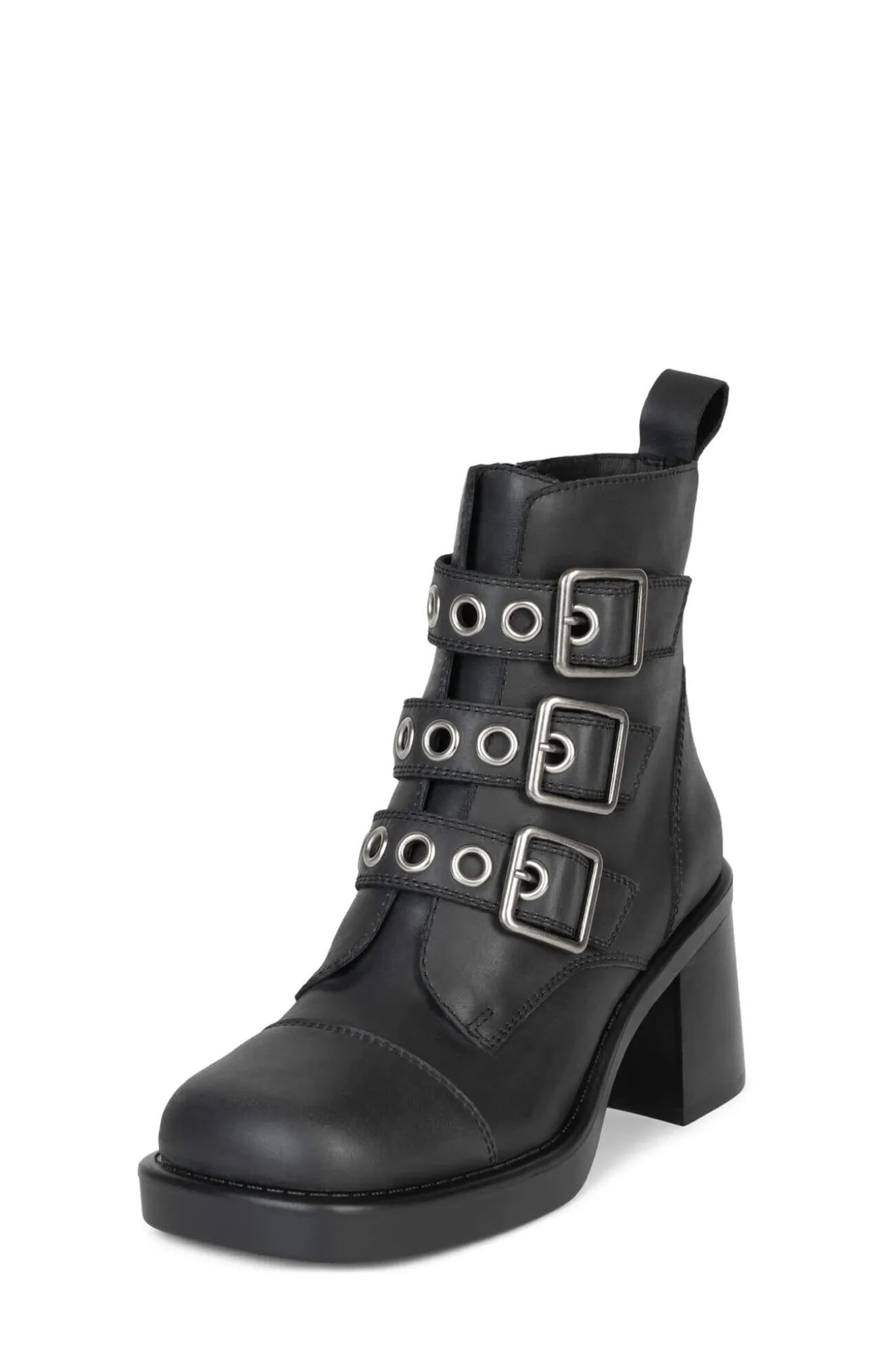 Sale Jeffrey Campbell BUCKLIN Blacksilver