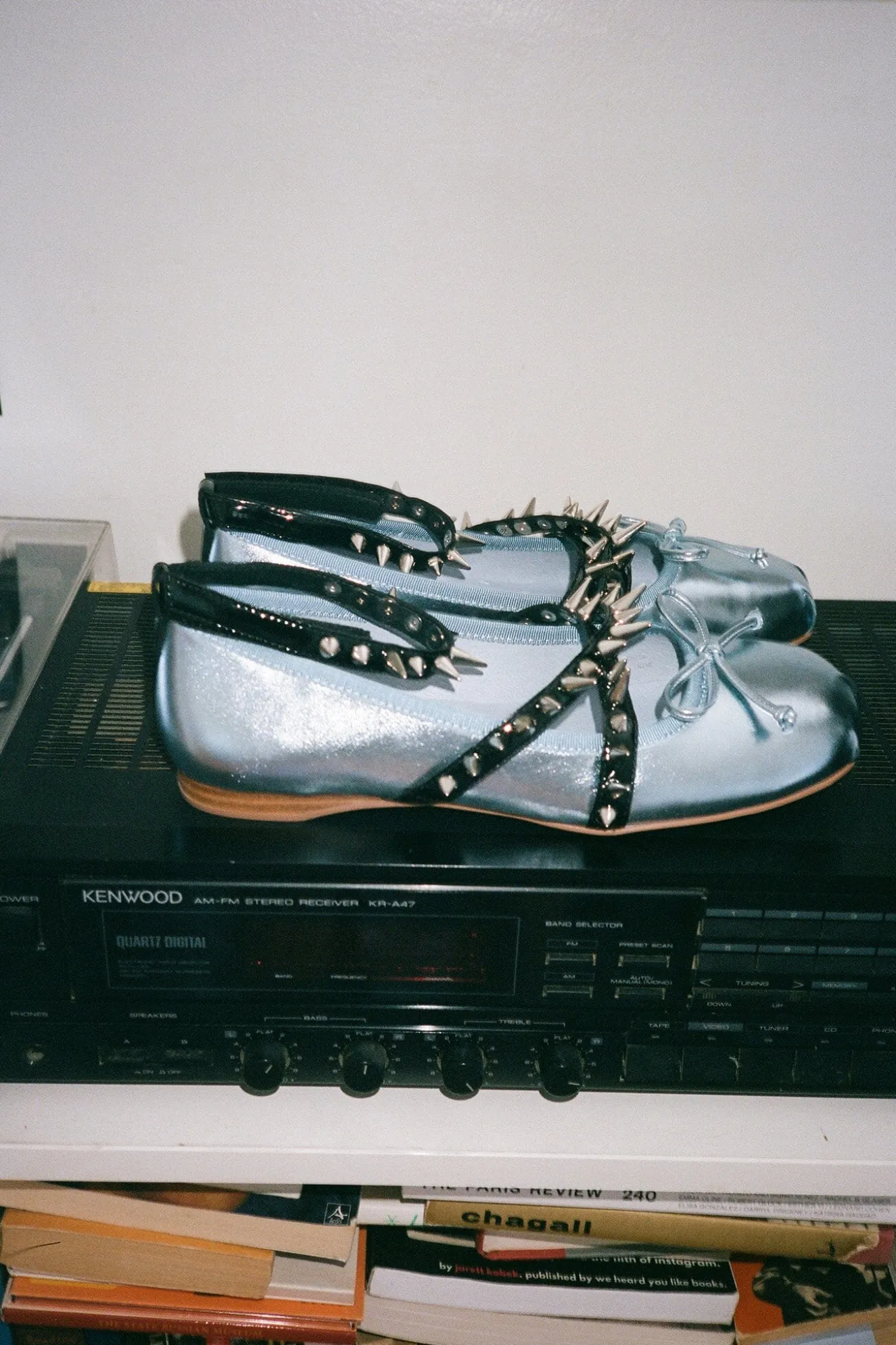 Cheap Jeffrey Campbell CHOREO-SPK Lightbluemetallicblackptsilver