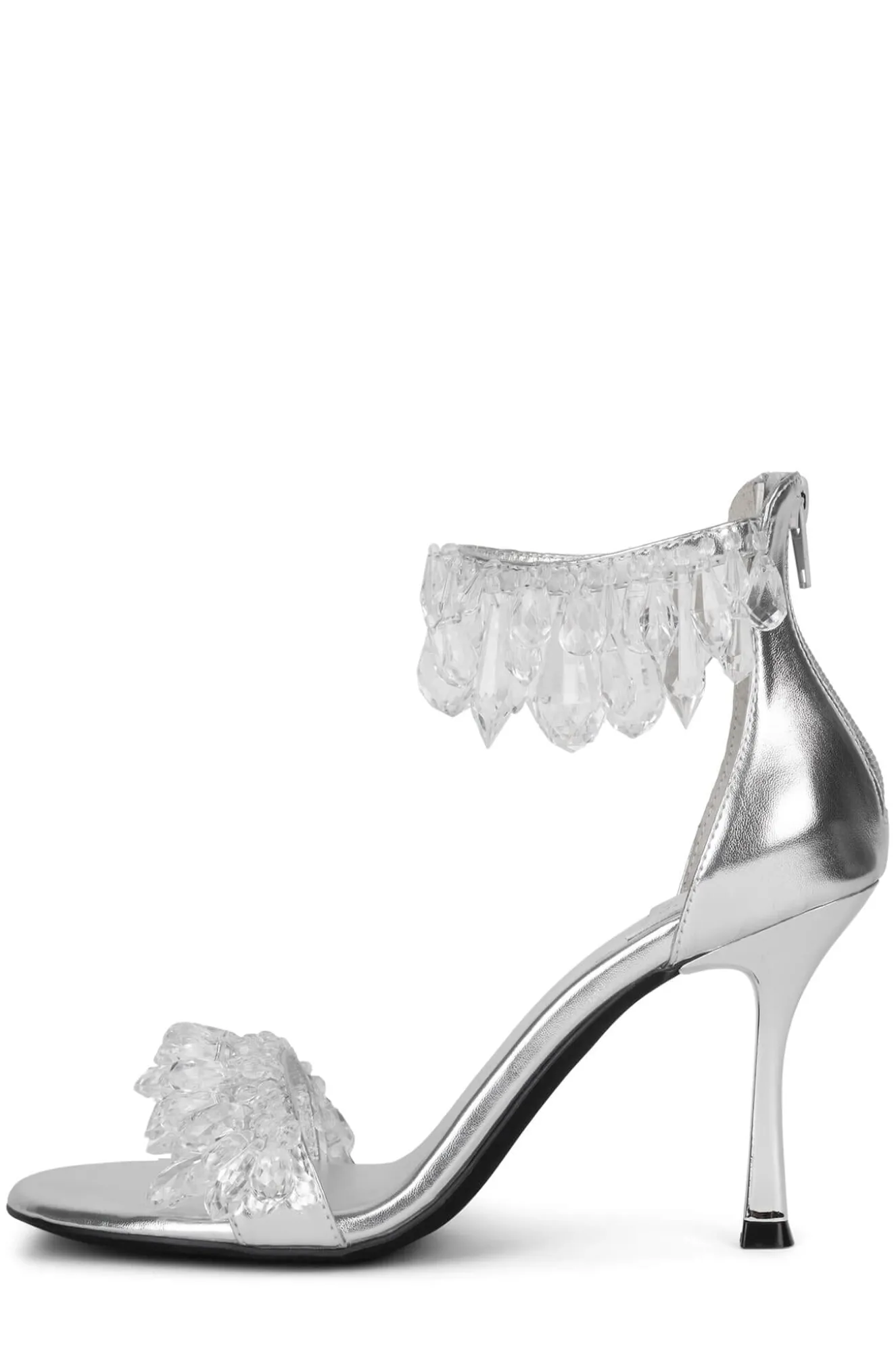 Best Sale Jeffrey Campbell CHRYST Silverclear