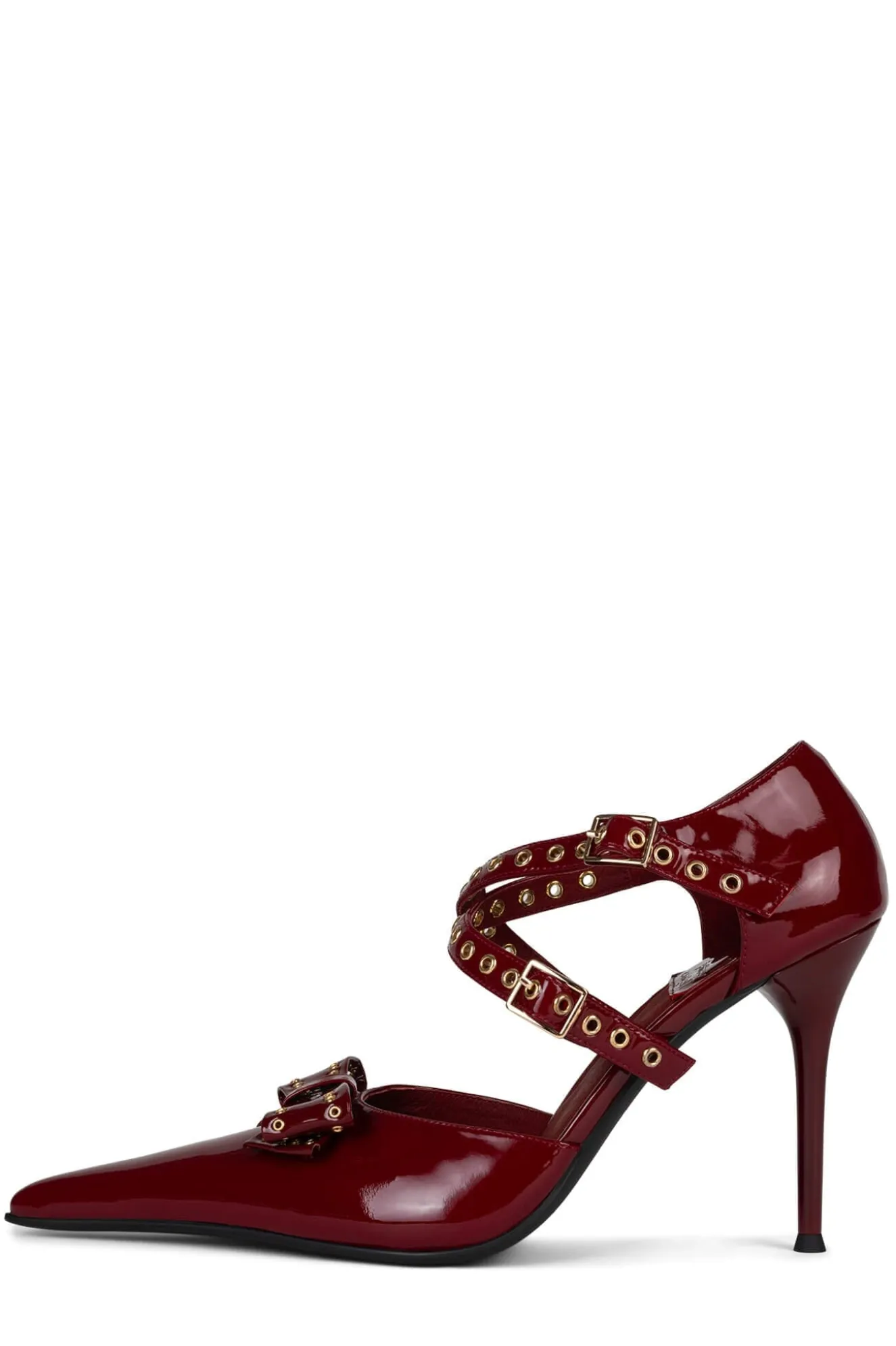 Sale Jeffrey Campbell DOUBT-IT Cherryredpatentgold