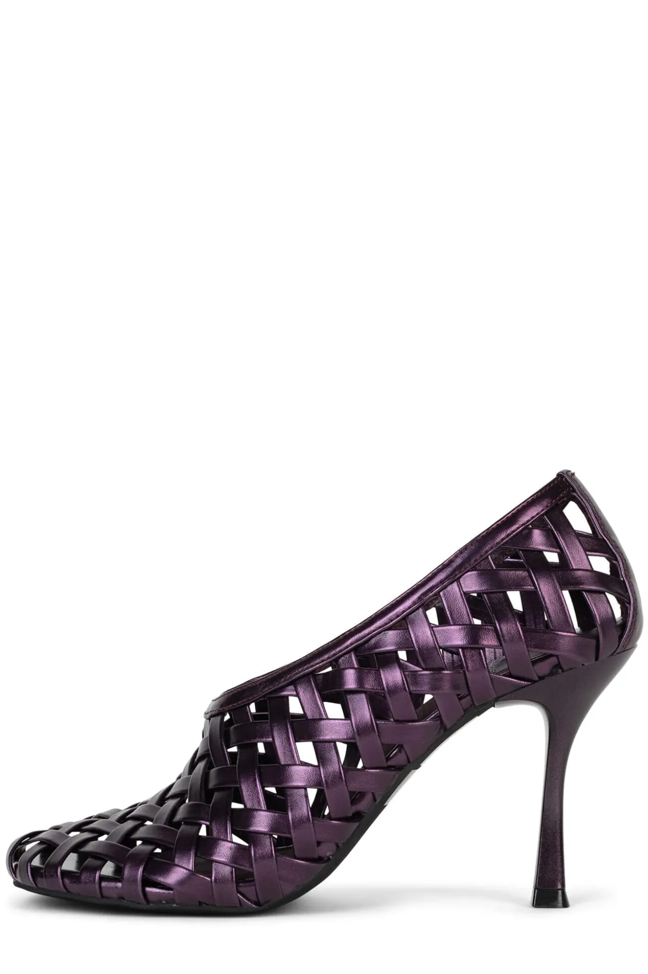 New Jeffrey Campbell ENCAGED-H Purplemetallic