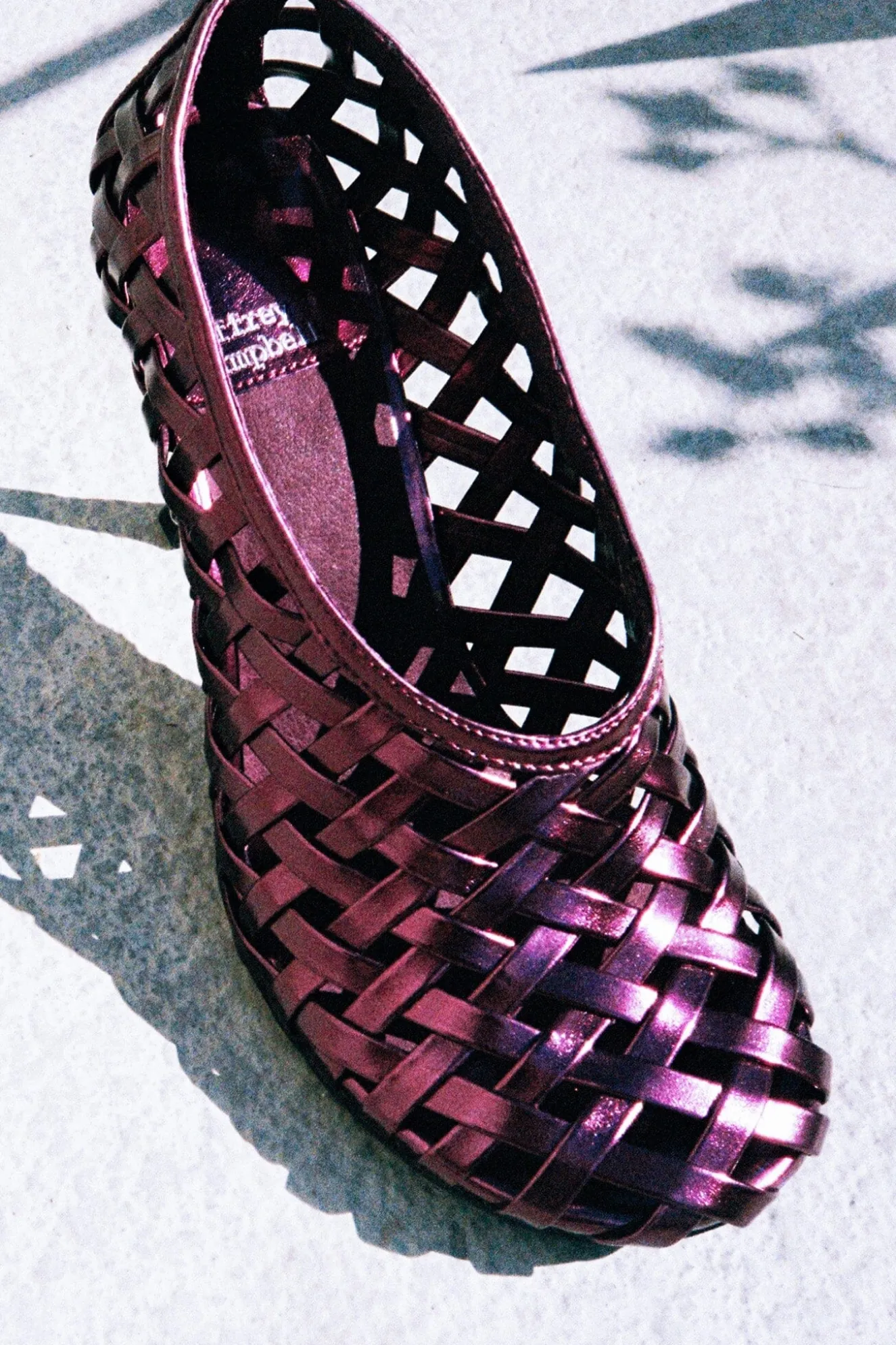 New Jeffrey Campbell ENCAGED-H Purplemetallic