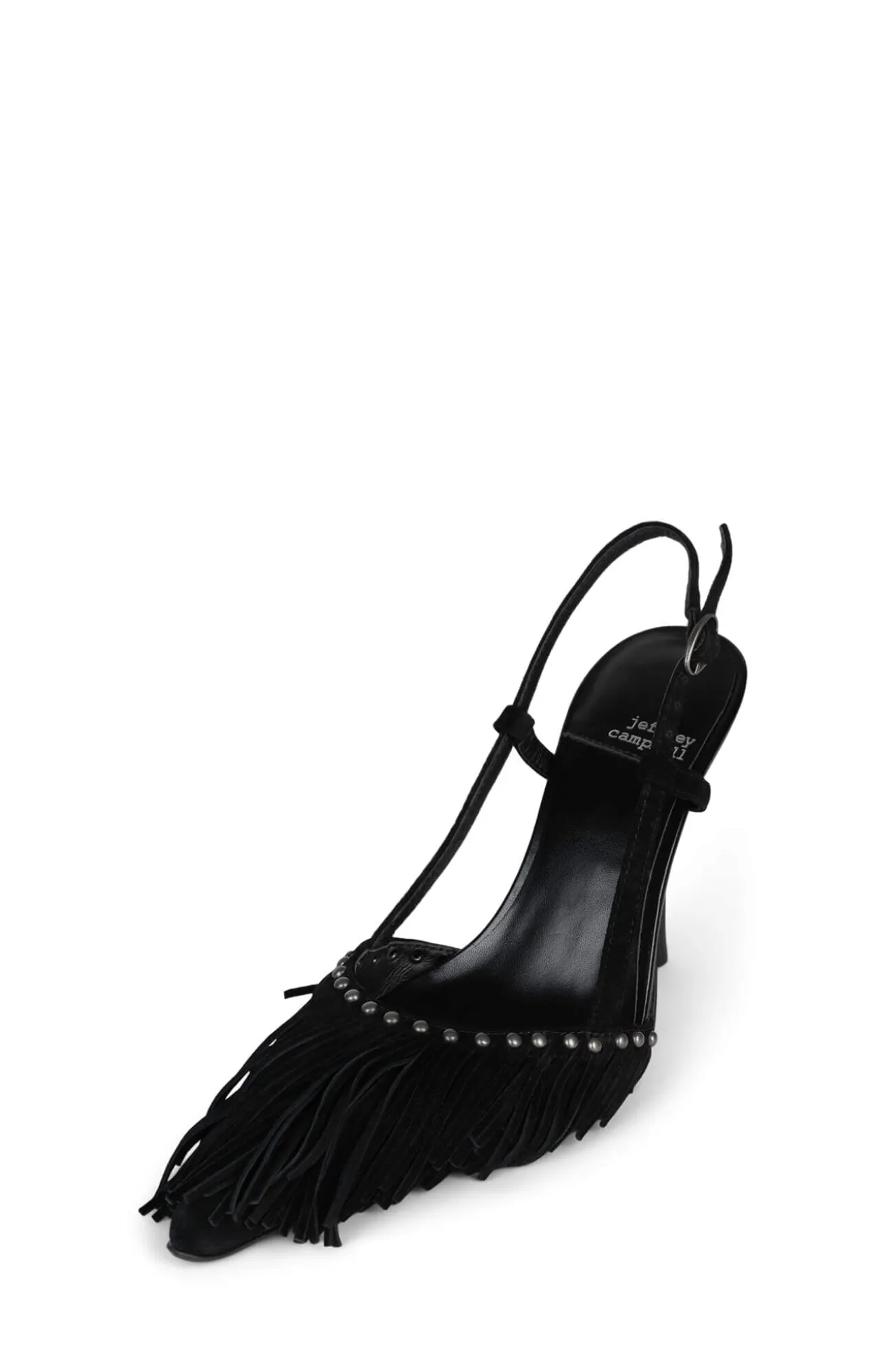 Flash Sale Jeffrey Campbell FRINGED Blacksuede