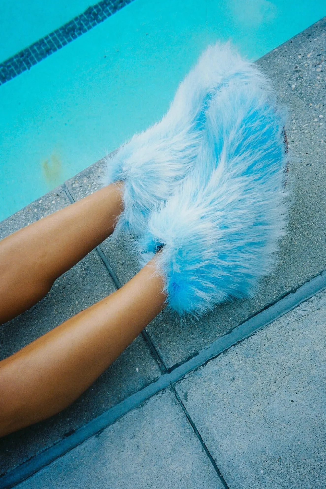 Best Jeffrey Campbell FUZZED-F Bluecombo