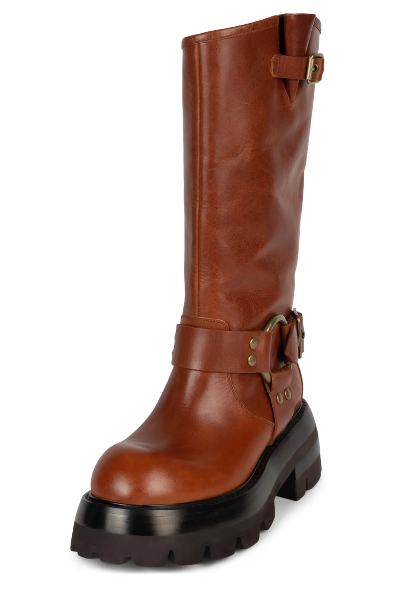 Shop Jeffrey Campbell GAS-PEDAL Tandistressedbronze