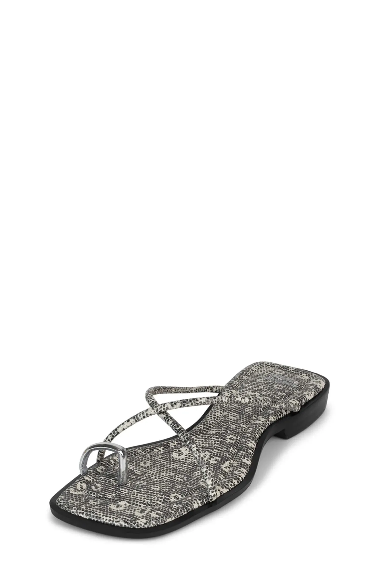 Outlet Jeffrey Campbell ISLANDER Blackwhitelizardsilver