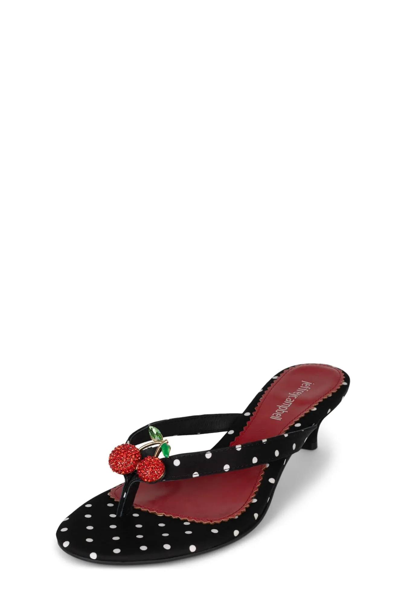 Outlet Jeffrey Campbell LA-GLOIRE Blackwhitepolkadotcherry