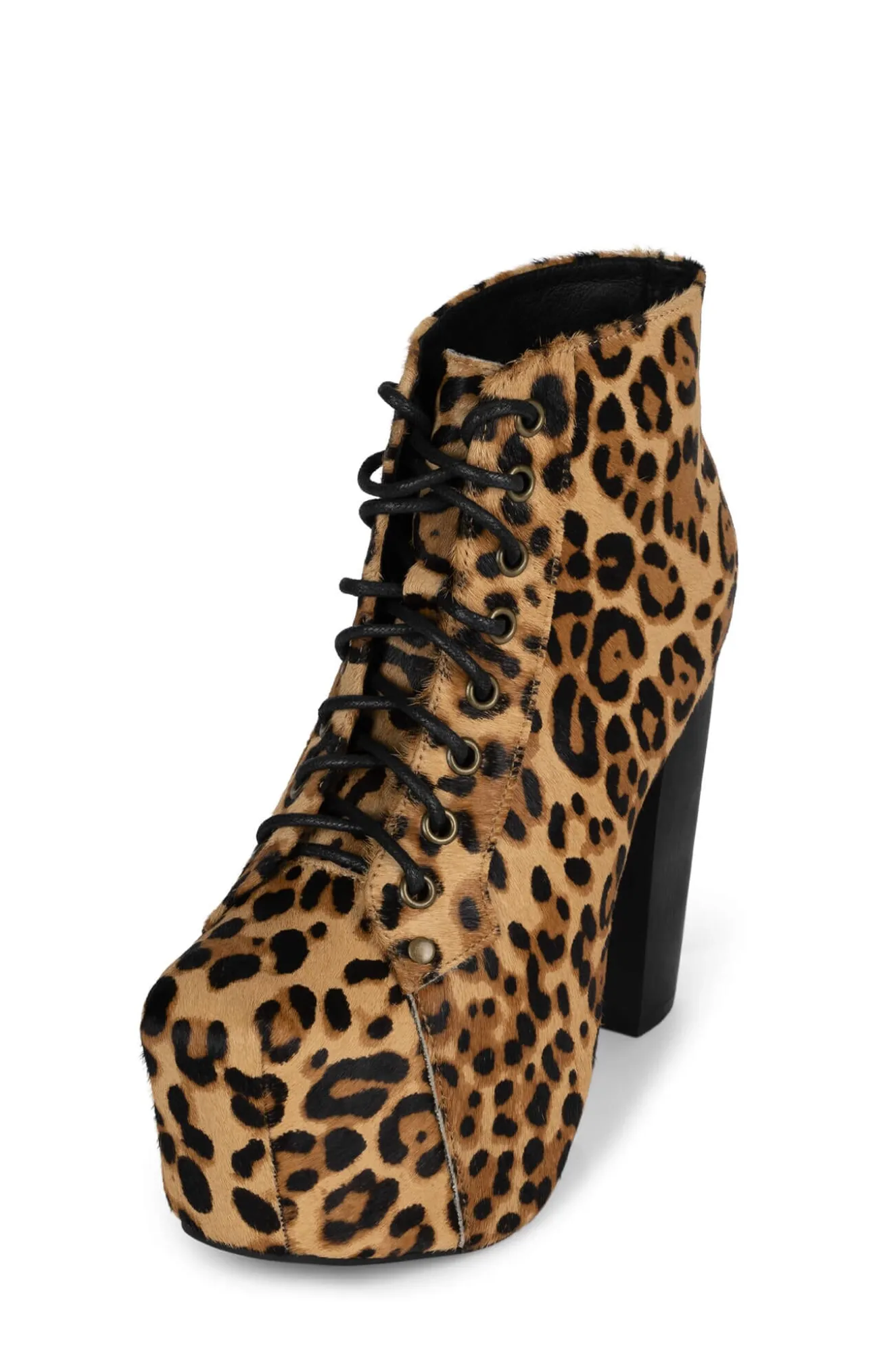 New Jeffrey Campbell LITA-FUR Blacktancheetah