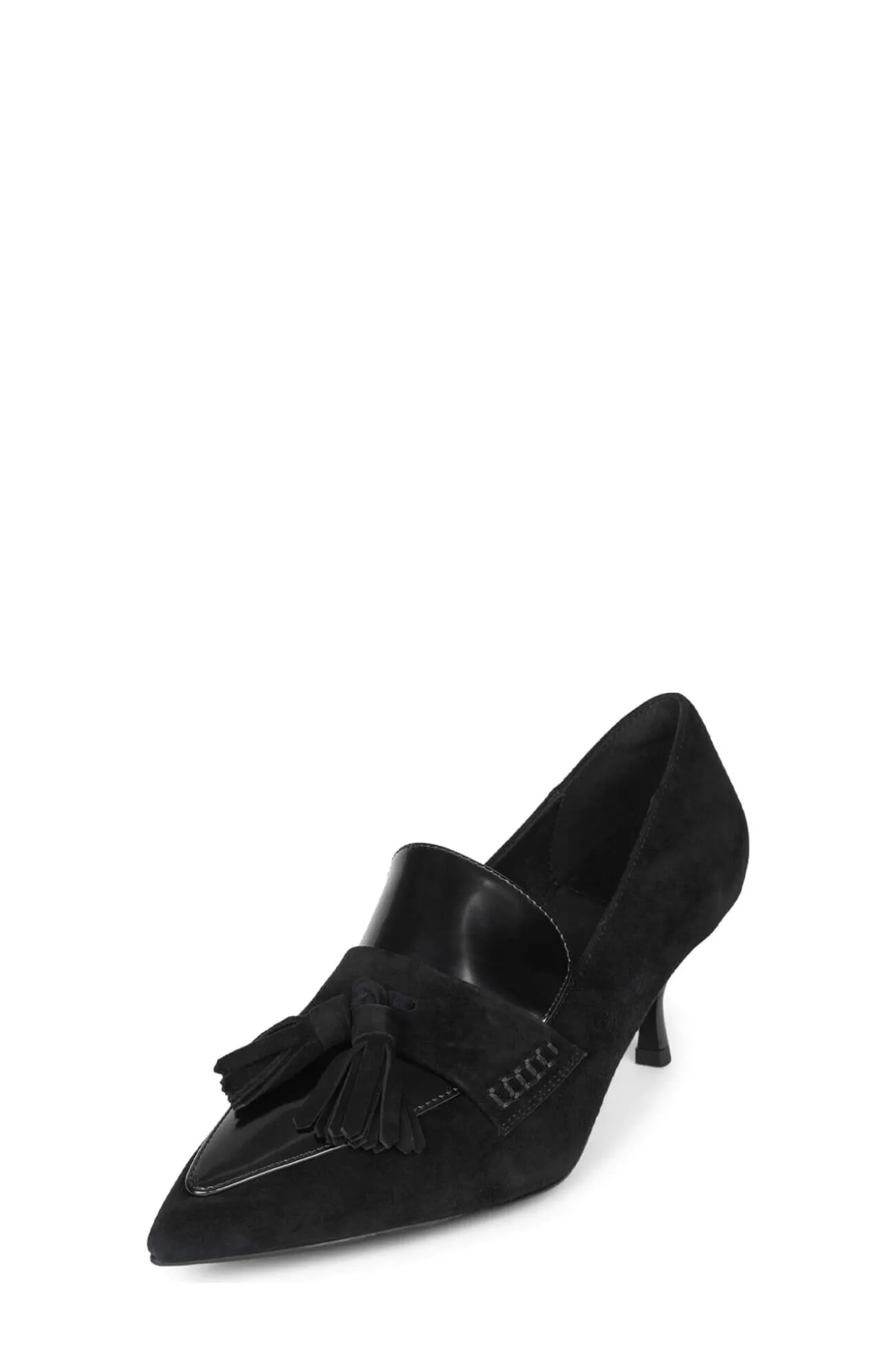 Clearance Jeffrey Campbell LITERAL Blacksuedecombo