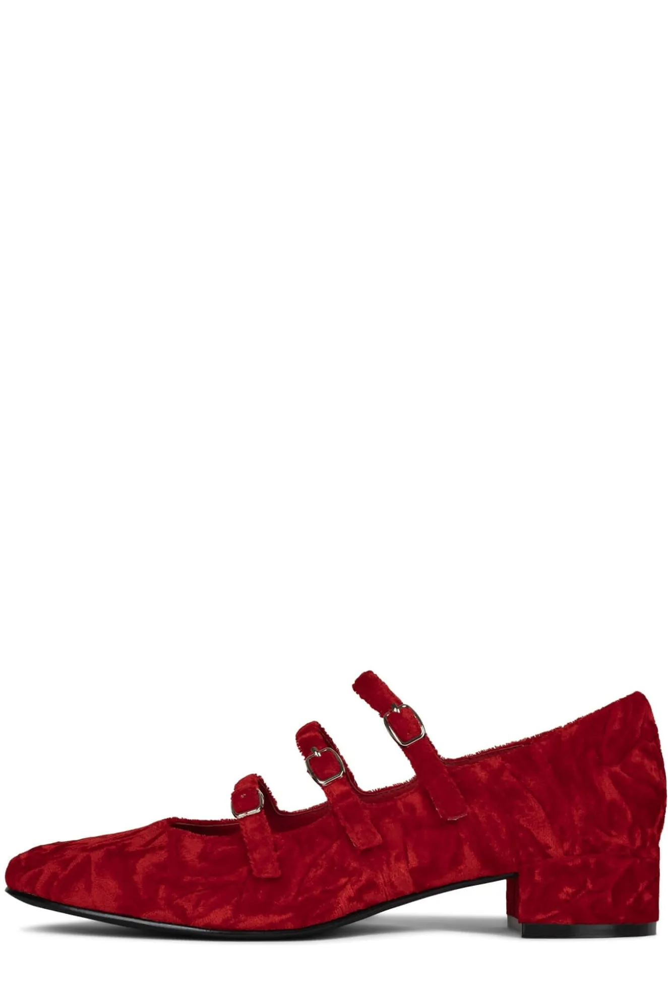 New Jeffrey Campbell MARCIE Crimsoncrushedvelvet