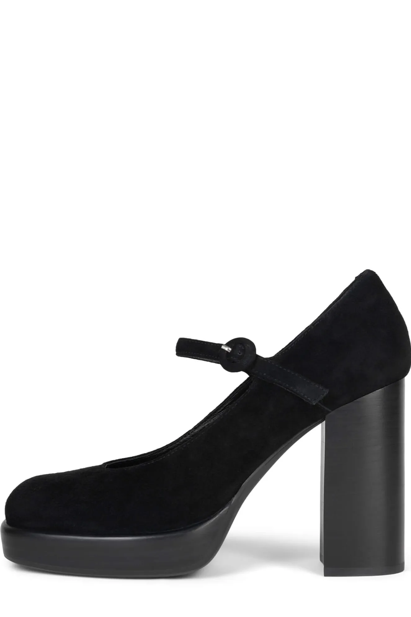 Sale Jeffrey Campbell MARY-ANN Blacksuedeblackstack