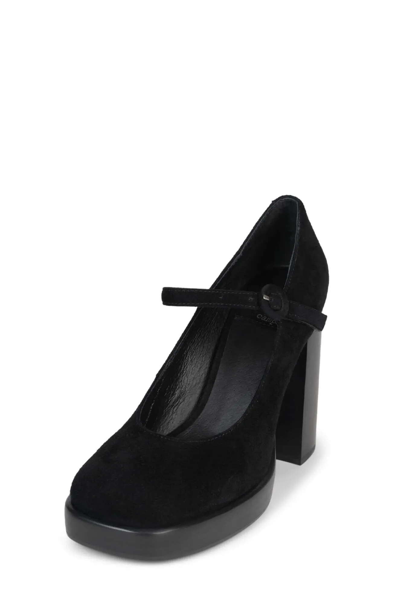 Sale Jeffrey Campbell MARY-ANN Blacksuedeblackstack