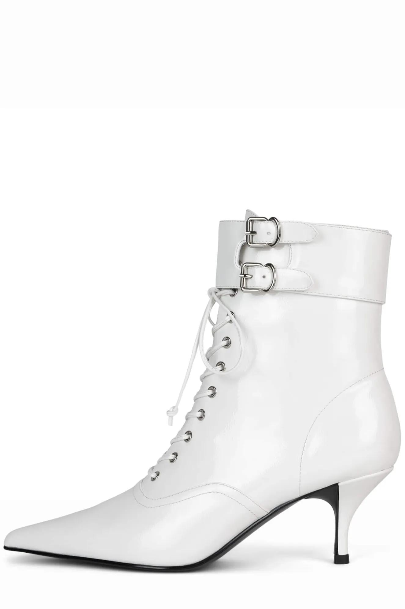 Shop Jeffrey Campbell MICAH Whitecrinklepatent