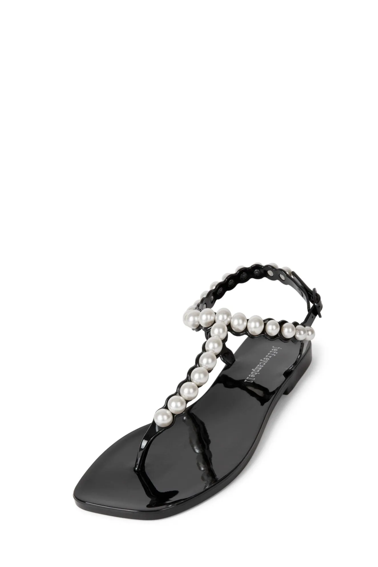 Shop Jeffrey Campbell PEARLESQUE Blackshiny