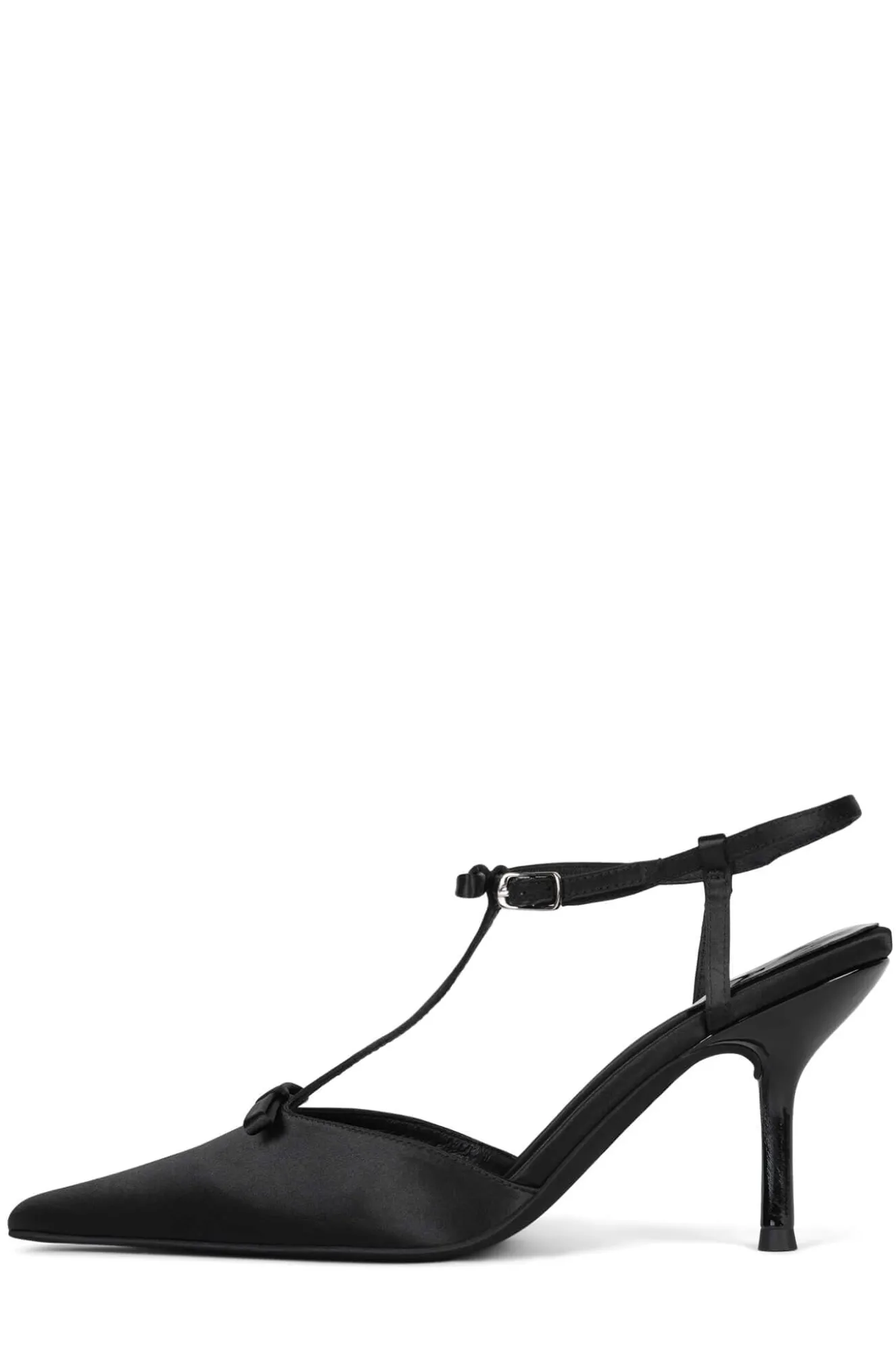 Clearance Jeffrey Campbell PLAYHOUSE Blacksatin