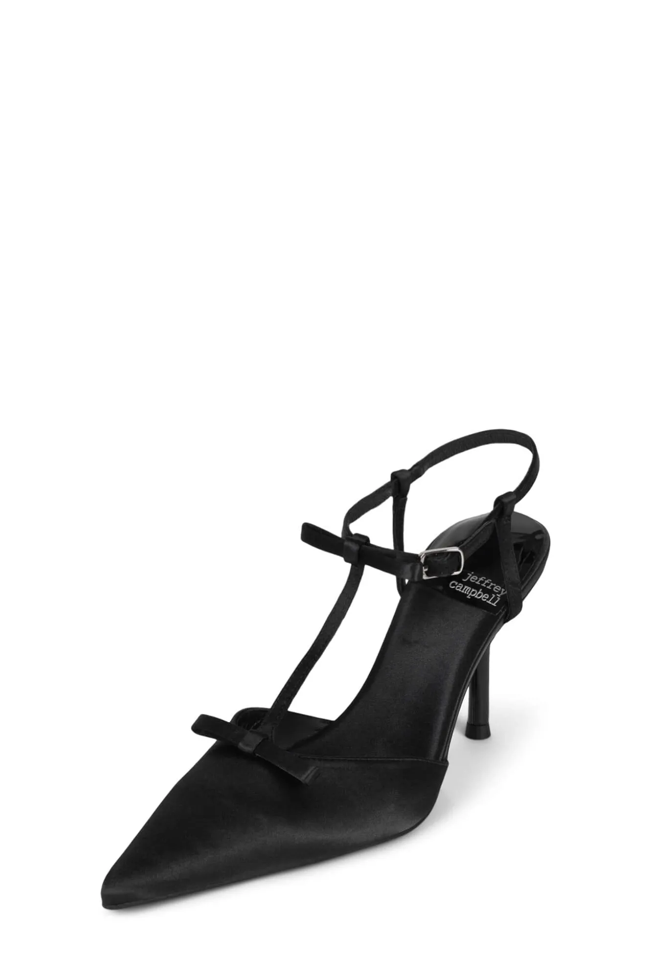 Clearance Jeffrey Campbell PLAYHOUSE Blacksatin