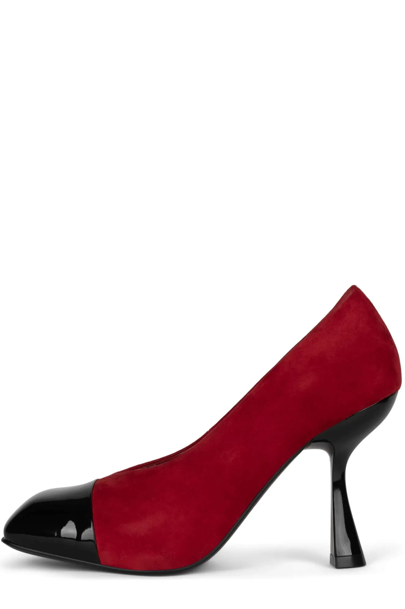 New Jeffrey Campbell PRECISE-CP Redsuedeblackpatent