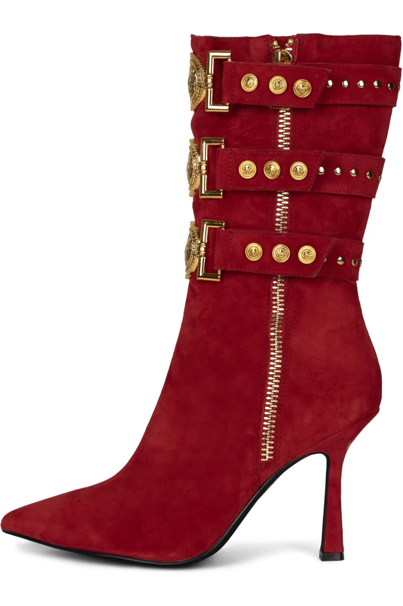 Cheap Jeffrey Campbell PROUD Redsuedegold