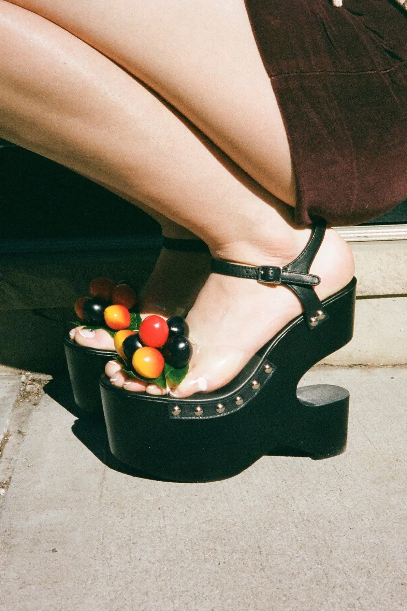 Shop Jeffrey Campbell ROCKAFRUIT Blackclear