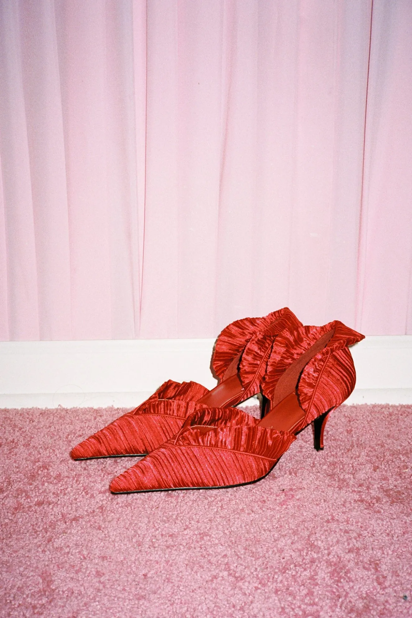 Best Sale Jeffrey Campbell RUCHED Red