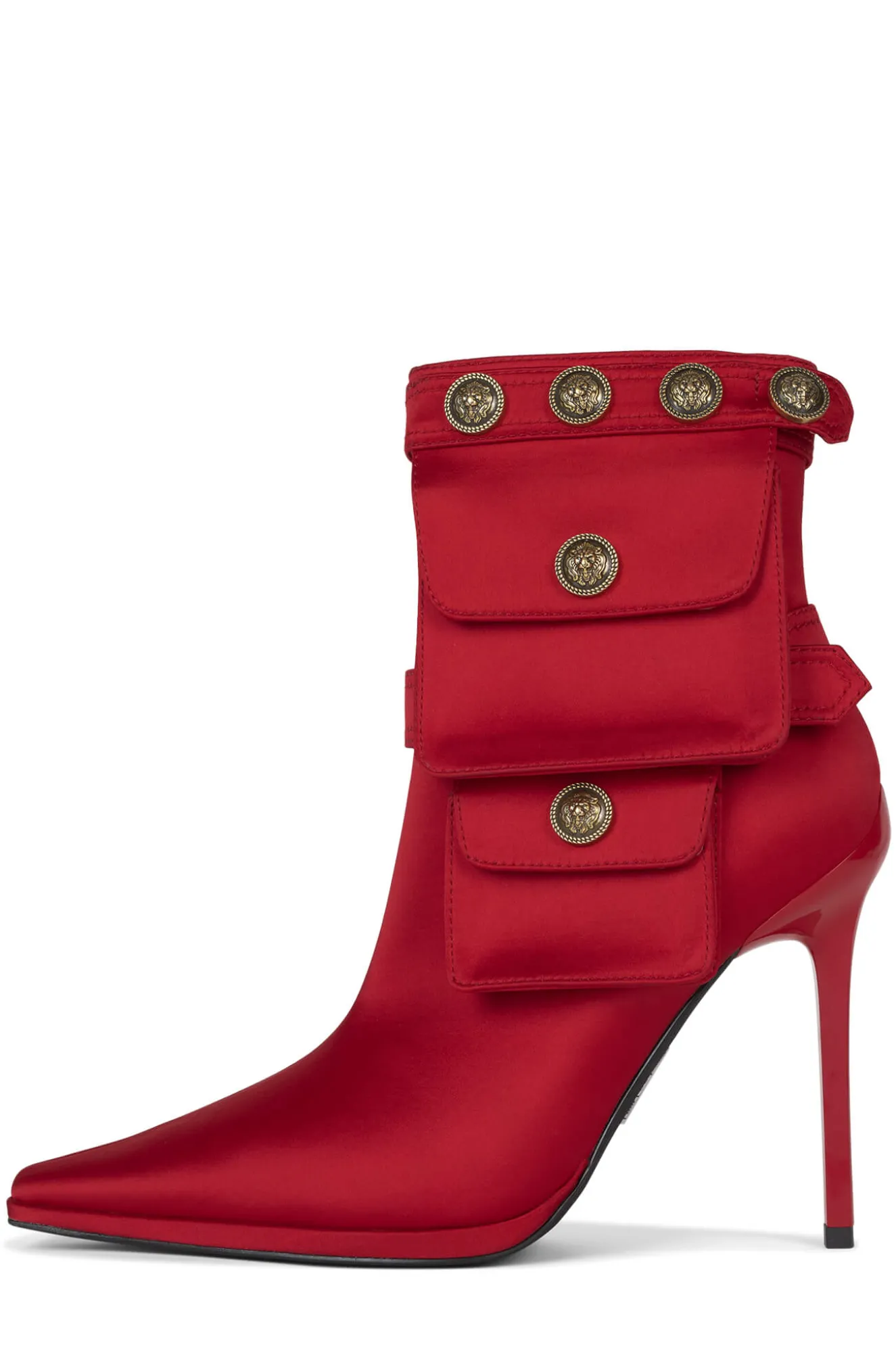 Fashion Jeffrey Campbell STASHED Redsatin