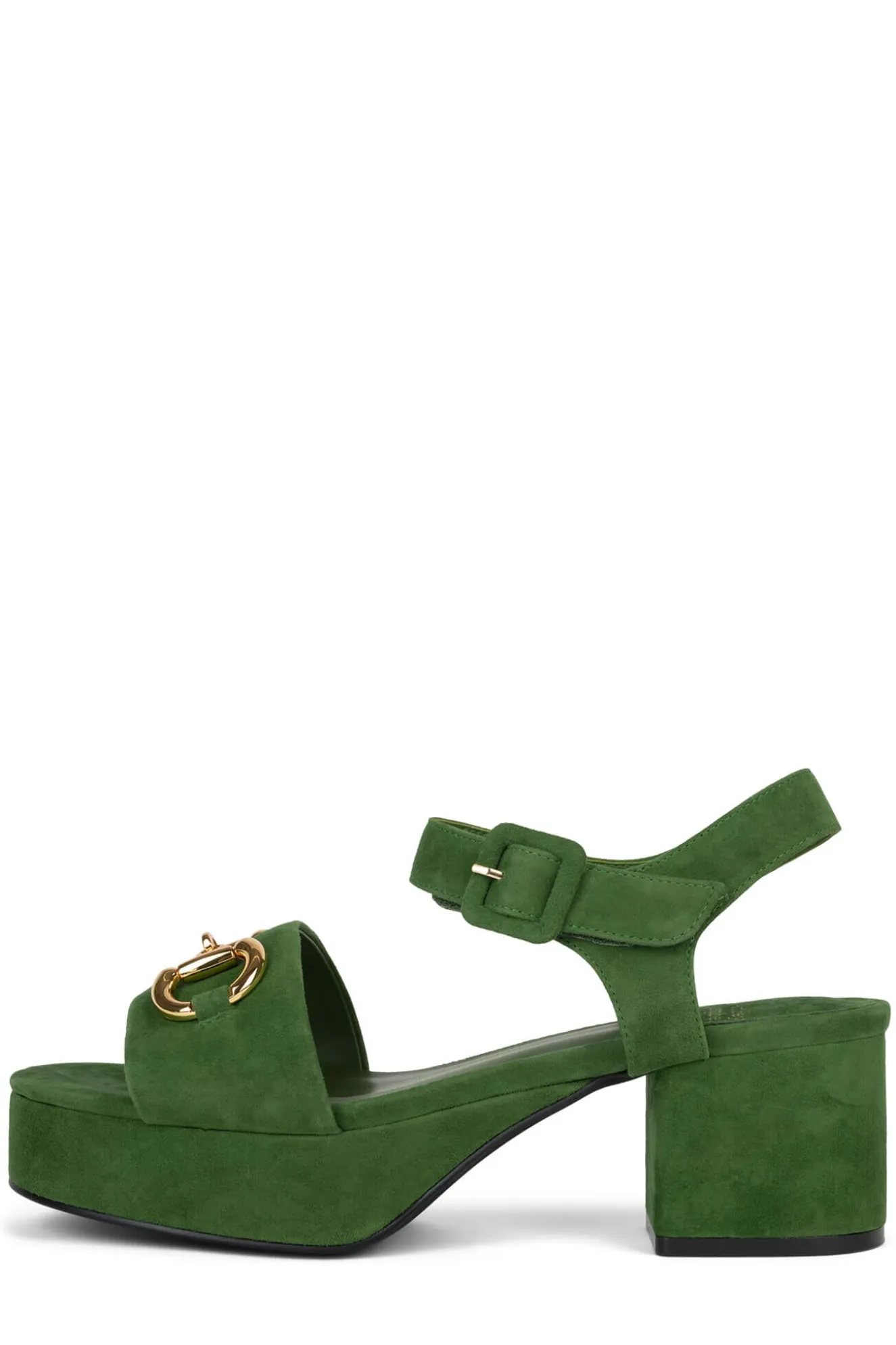 Fashion Jeffrey Campbell TIMELESS Greensuedegold