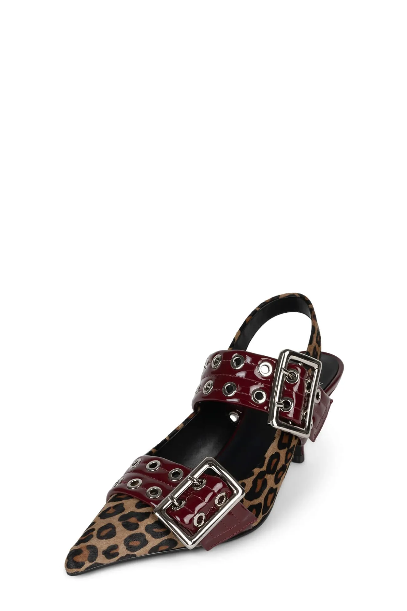 Sale Jeffrey Campbell TIMELY-F Cheetahcherryredpatentcombo