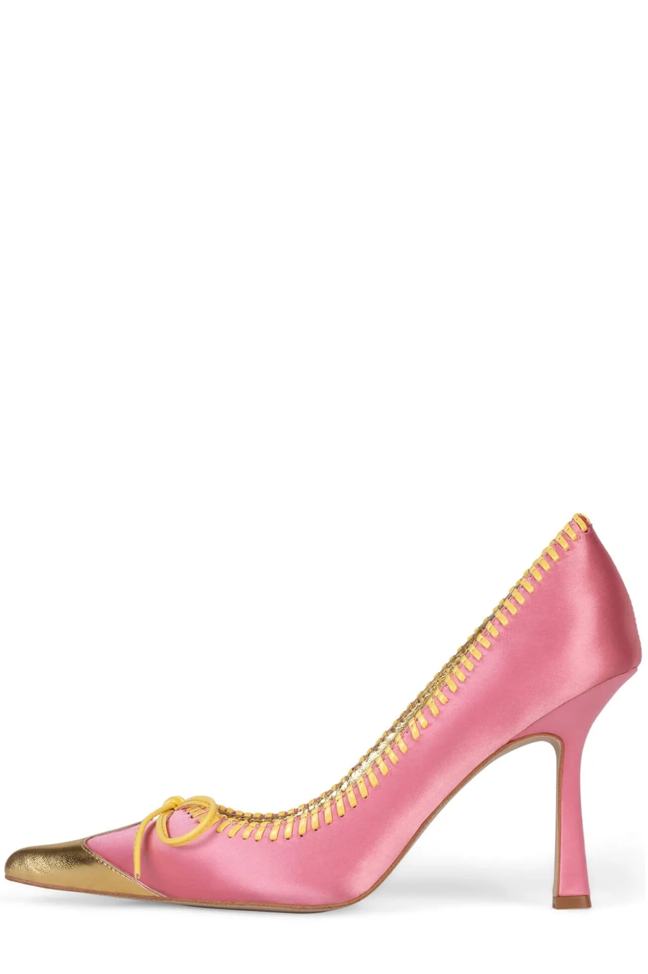 New Jeffrey Campbell TORPEDO-HI Goldpinksatincombo