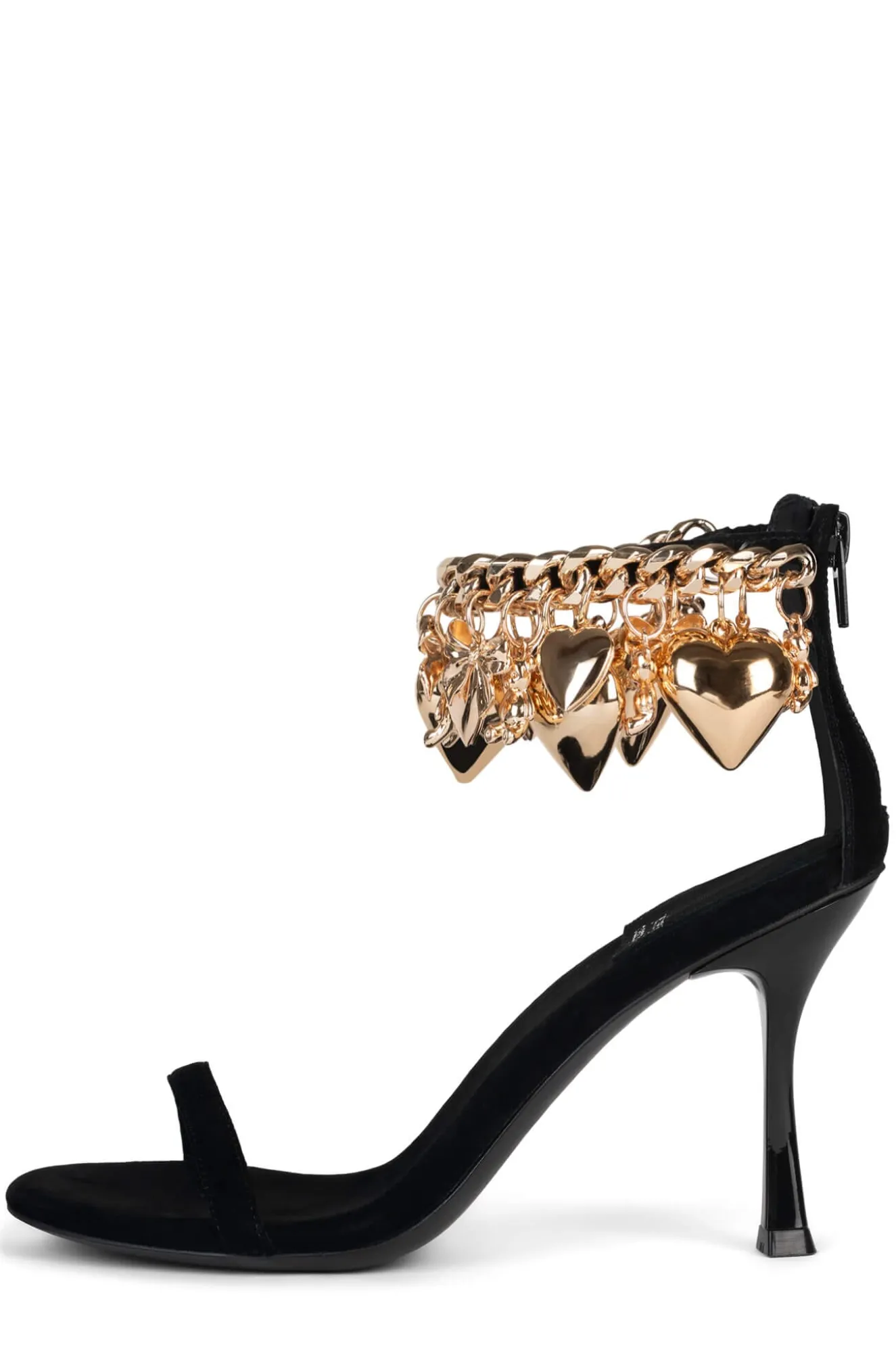 Cheap Jeffrey Campbell TRUE-LOVE Blacksuedegold