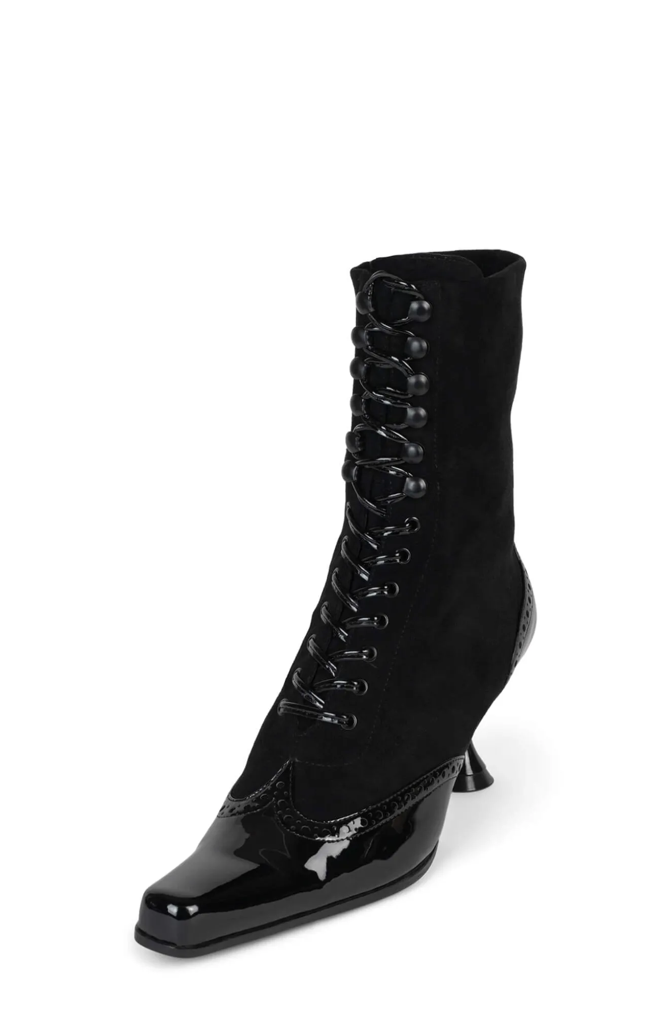 New Jeffrey Campbell VICTORIAN Blackpatentblacksuede