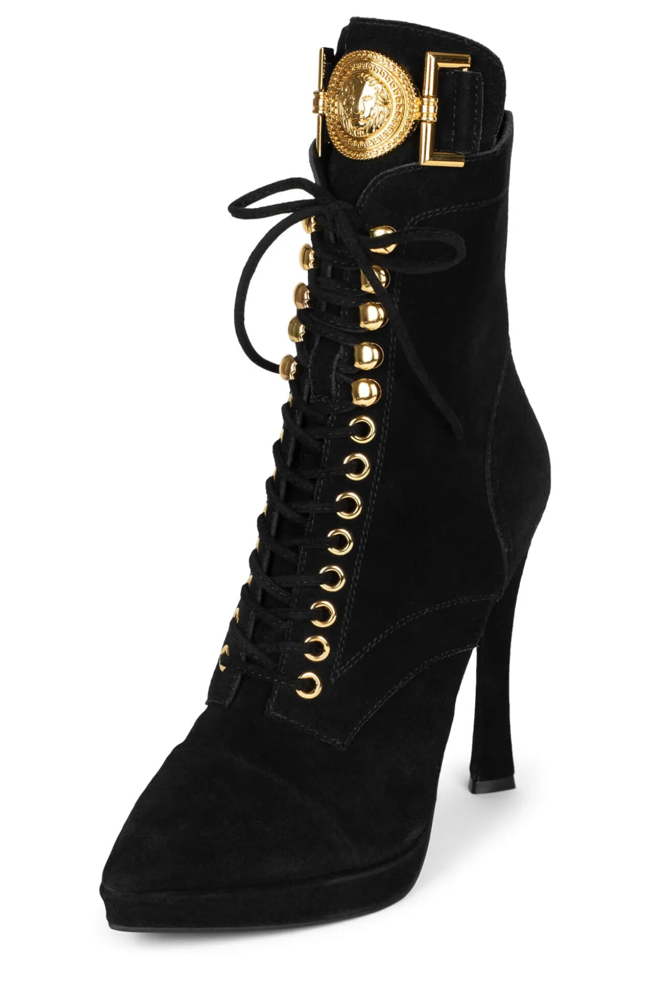 Outlet Jeffrey Campbell WATCH-ME Blacksuedegold